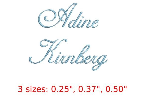 Adine Kirnberg: A Font with Character