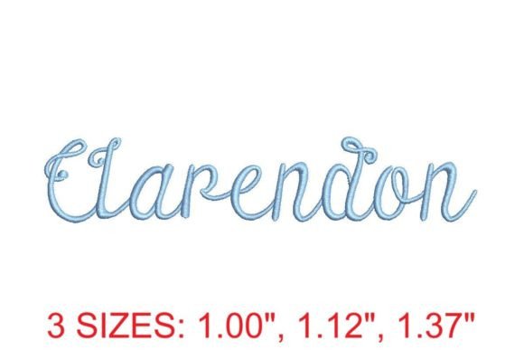 Elevate Your Embroidery Projects with the Timeless Clarendon Embroidery Font