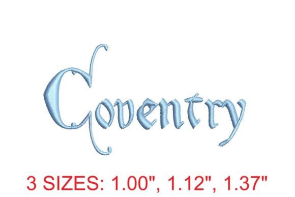 Elevate Your Embroidery with the Coventry Embroidery Font
