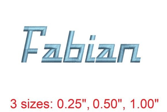 Introducing the Fabian Embroidery Font – Your Key to Elevating Creative Projects