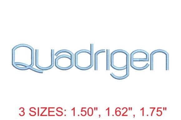 Introducing the Quadrigen Embroidery Font: A Strategic Tool for Creative and Professional Expression