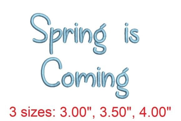 Spring Is Coming