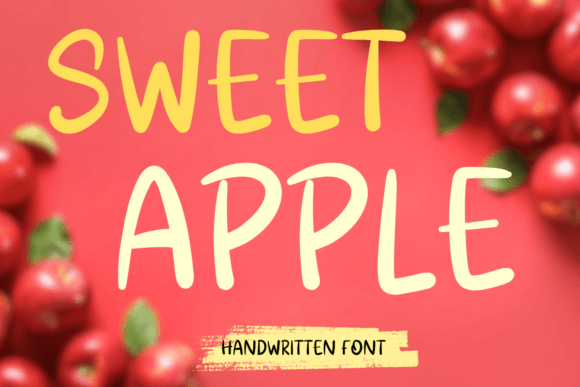 Sweet Apple: A Handwritten Font That Adds Character to Your Designs