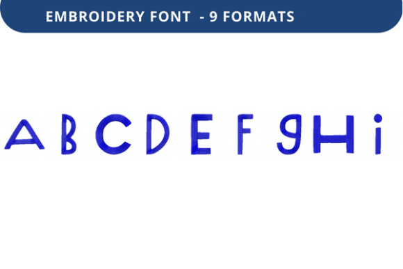 Taffy Luck Font a to I: A Versatile Embroidery Font for Creative Projects